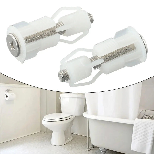 Kit Fixation Abattant WC 2 Pièces avec Vis et Écrou - La Boutique Des Toilettes 