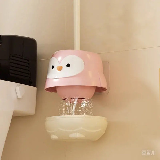 Brosse WC avec base et manche long bleu en plastique - La Boutique Des Toilettes 