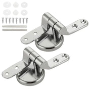 Charnières Inox Universelles 4pcs pour Abattant WC - La Boutique Des Toilettes 