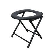 Siège WC Pliable Noir Portable pour Voyage et Camping - La Boutique Des Toilettes 