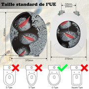 Abattant WC avec frein de chute et fermeture douce - La Boutique Des Toilettes 
