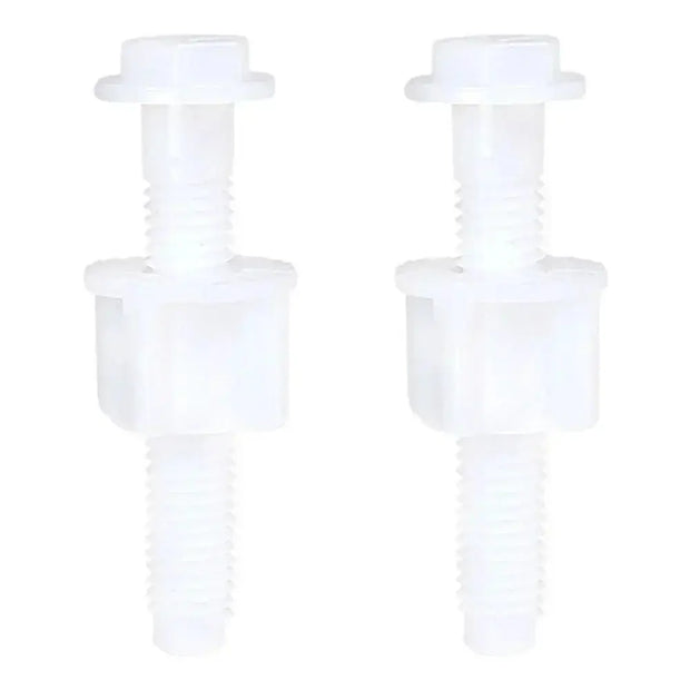 Kit Fixation Abattant WC Universel 2 Pièces Plastique - La Boutique Des Toilettes 