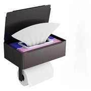 Boîte à Mouchoirs Murale Acier Inoxydable Surface Concave - La Boutique Des Toilettes 
