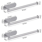 Support Papier Toilette Adhésif Inox Lot de 2 Sans Perçage - La Boutique Des Toilettes 