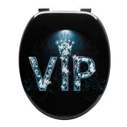 Abattant WC universel avec frein de chute antibactérien - La Boutique Des Toilettes 