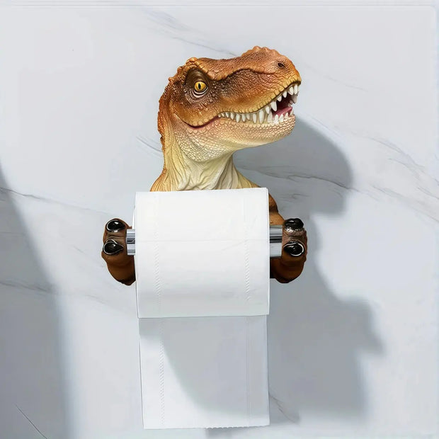 Porte-Papier Toilette Dragon Fleur Mural Original - La Boutique Des Toilettes 