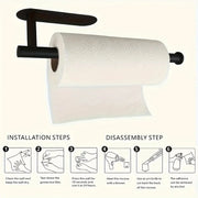 Porte-Papier Toilette Adhésif Argenté Sans Perçage - La Boutique Des Toilettes 