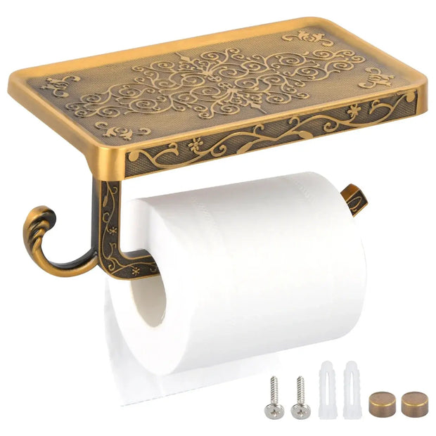 Support Papier Toilette Antique Mural Décoratif Toilettes - La Boutique Des Toilettes 