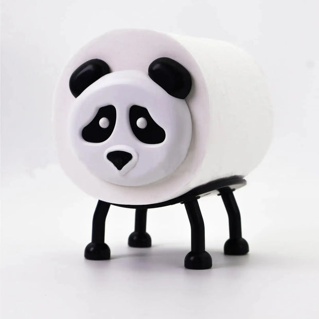 Porte-Papier Toilette Panda Amusant pour Salle de Bain - La Boutique Des Toilettes 