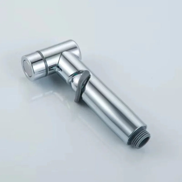 Douchette WC murale avec robinet double sortie intégrée