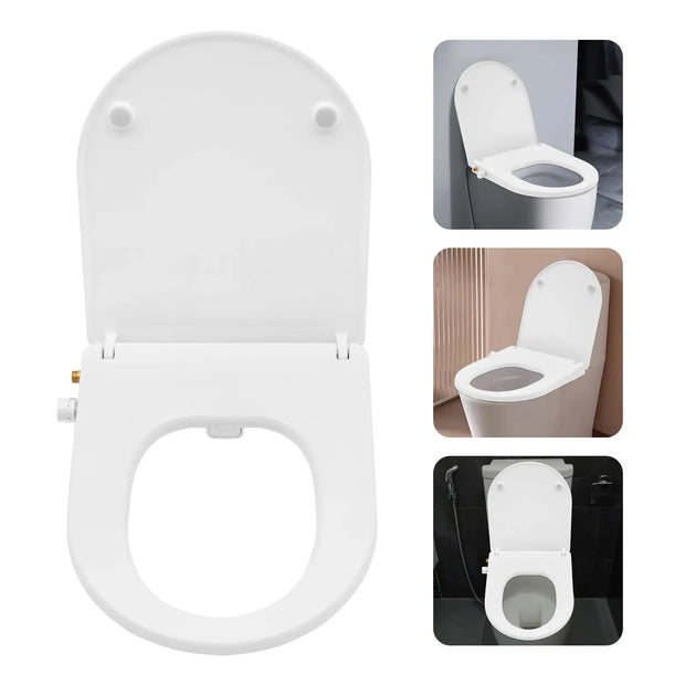 Abattant WC Ovale Réglable Blanc, 2 Modes Lavage - La Boutique Des Toilettes 