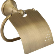 Porte-papier toilette mural rétro en laiton pour salle de bain