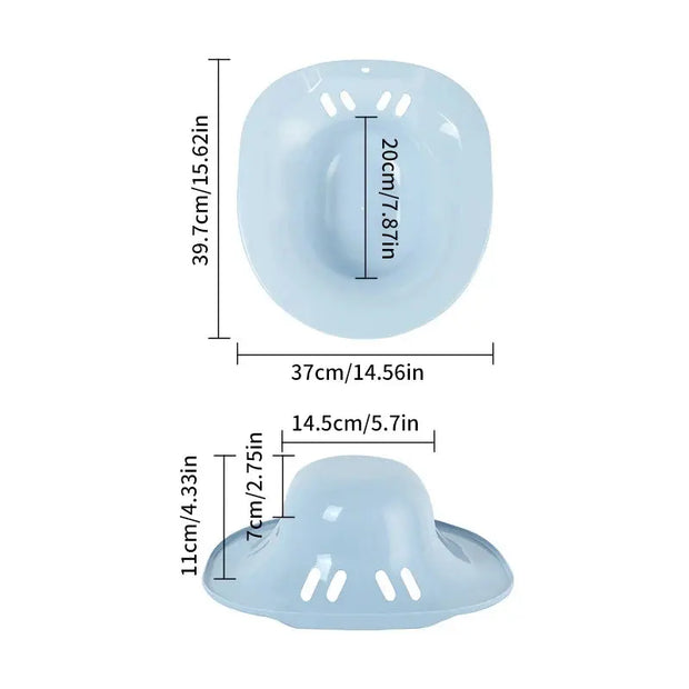 Bain de Siège Périnéal Rose pour Toilettes Disposant - La Boutique Des Toilettes 