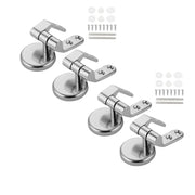 Charnières Inox Universelles 4pcs pour Abattant WC - La Boutique Des Toilettes 