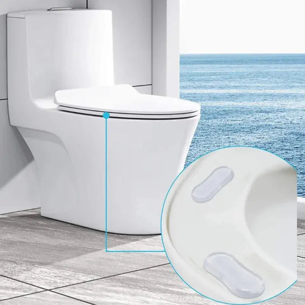 Butoirs Antidérapants Adhésifs pour Abattant WC 4 Pièces - La Boutique Des Toilettes 