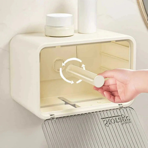 Boîte Murale Étanche pour Papier Toilette et Serviettes - La Boutique Des Toilettes 