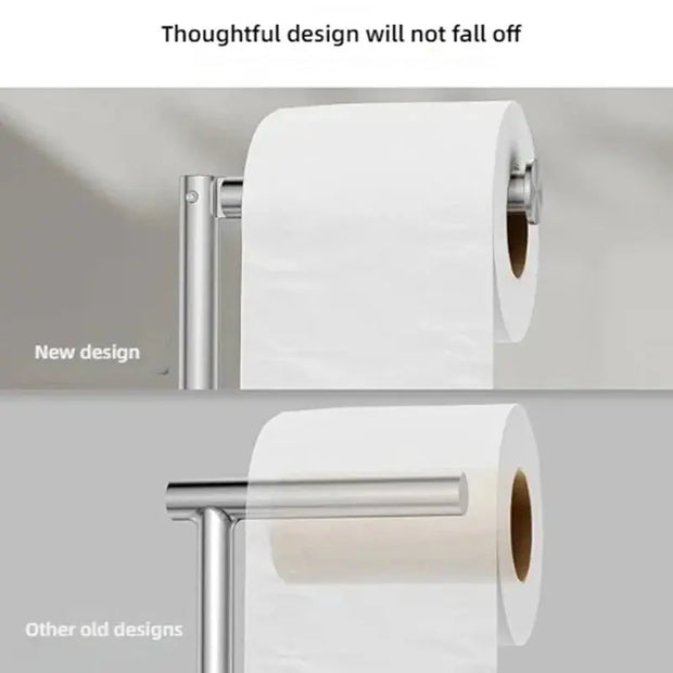 Support Papier Toilette Autoportant Acier Inoxydable Argenté - La Boutique Des Toilettes 