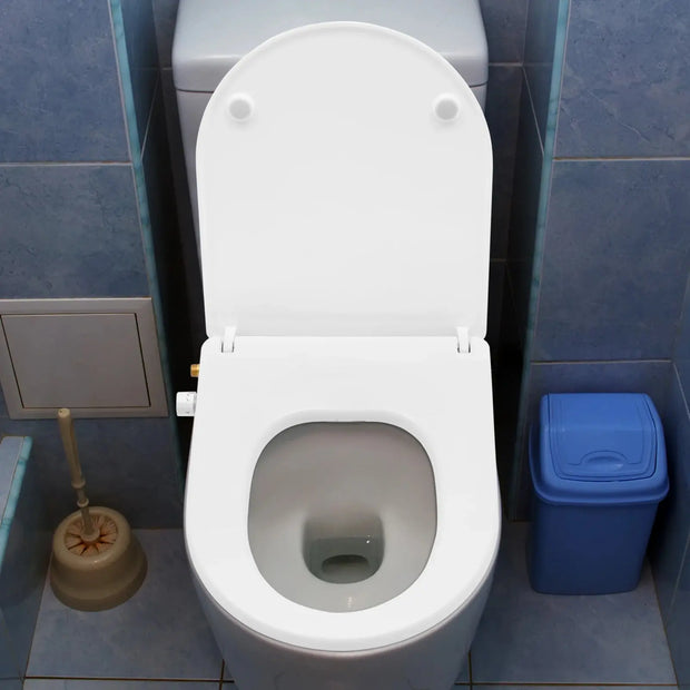 Abattant WC Ovale Réglable Blanc, 2 Modes Lavage - La Boutique Des Toilettes 
