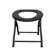 Siège WC Pliable Noir Portable pour Voyage et Camping - La Boutique Des Toilettes 
