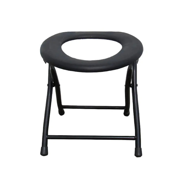 Siège WC Pliable Noir Portable pour Voyage et Camping - La Boutique Des Toilettes 