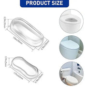 Pads Adhésifs Transparents Amortisseurs pour Abattant WC - La Boutique Des Toilettes 