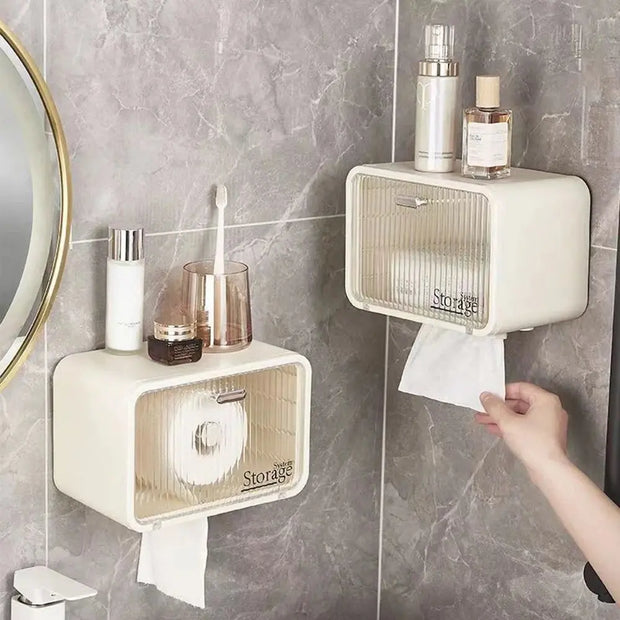 Boîte à Mouchoirs Murale Étanche pour Toilettes - La Boutique Des Toilettes 