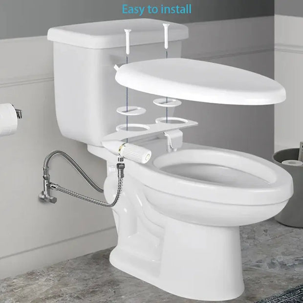 Bidet WC Non-Électrique à Double Jet pour Toilettes - La Boutique Des Toilettes 