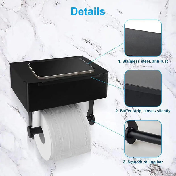 Boîte à Mouchoirs Murale Acier Inoxydable Surface Concave - La Boutique Des Toilettes 