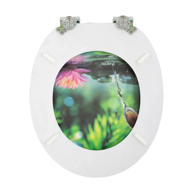 Abattant WC avec frein de chute en plastique résistant - La Boutique Des Toilettes 