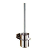 Brosse WC argentée en acier inox pour salle de bain - La Boutique Des Toilettes 