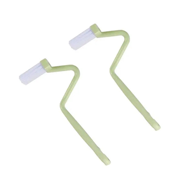 Ensemble de Brosses WC Courbées Vertes 2pcs Long Manche - La Boutique Des Toilettes 