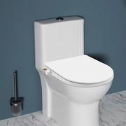 Abattant WC Ovale Réglable Blanc, 2 Modes Lavage - La Boutique Des Toilettes 