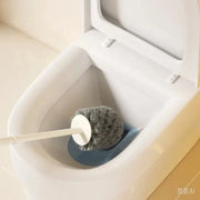 Brosse WC blanche avec support pour nettoyage efficace - La Boutique Des Toilettes 