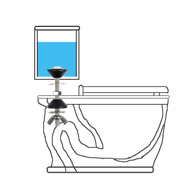 Kit de Fixation Boulons pour Réservoir Toilette 2 Pièces - La Boutique Des Toilettes 