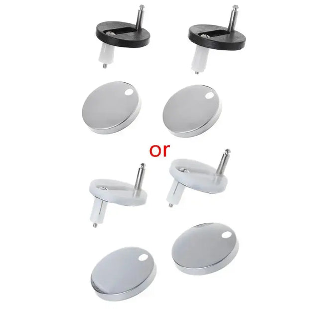 Charnières de Réparation WC à Libération Rapide (2 Pièces) - La Boutique Des Toilettes 