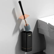 Brosse WC murale silicone 360° couleur noire - La Boutique Des Toilettes 