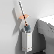 Brosse WC murale 360° silicone blanche - La Boutique Des Toilettes 