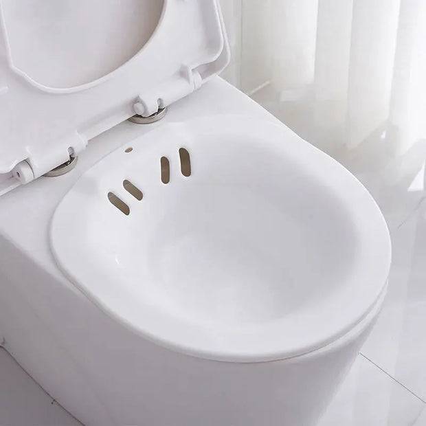 Bain de Siège Périnéal Blanc pour Toilettes - La Boutique Des Toilettes 