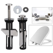 Kit Fixation Siège WC 2 Pièces Acier Inoxydable - La Boutique Des Toilettes 