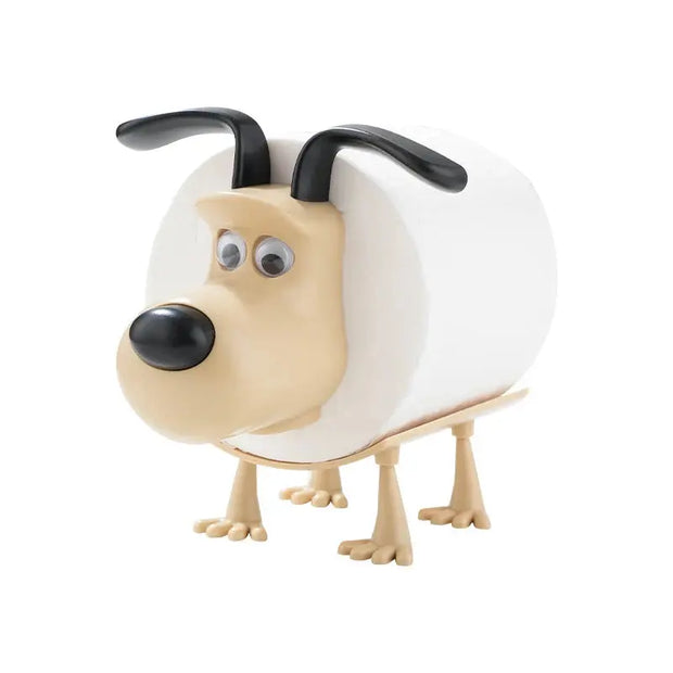 Porte-Papier Toilette Chien Déco Amusante Salle de Bain - La Boutique Des Toilettes 