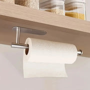 Porte-Papier Toilette Adhésif Argenté Sans Perçage - La Boutique Des Toilettes 