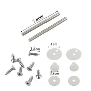 Charnières Inox Universelles 4pcs pour Abattant WC - La Boutique Des Toilettes 