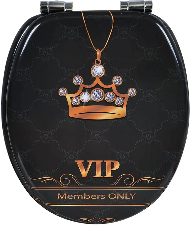 1PC Universal Toilet Seat Cover Toilet Lid with Soft Close for Bathroom Thicken Replacement Antibacterial Bathroom Home Fixture - La Boutique Des Toilettes 