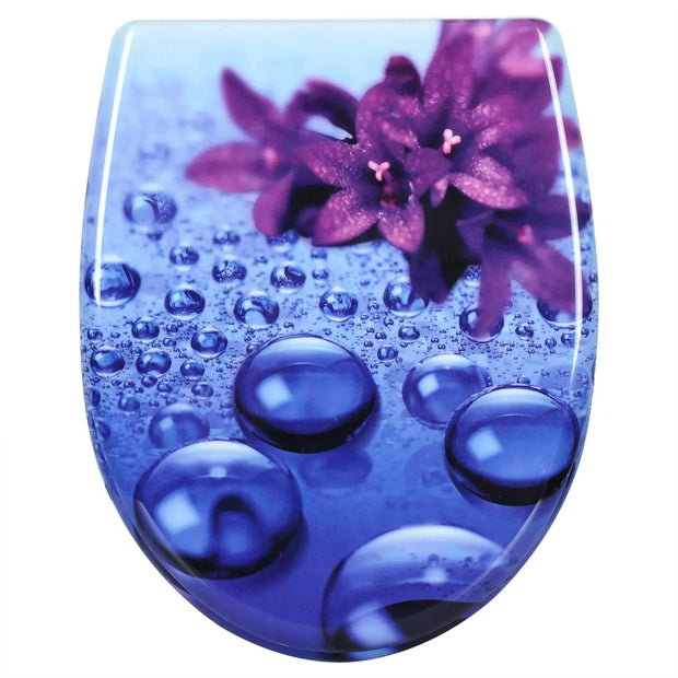 Abattant WC Violet Soft-Close Universel Amorti - La Boutique Des Toilettes 